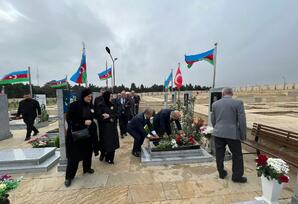 Şəhid Aqşin Novruzovun xatirəsi yad edilib FOTOLAR