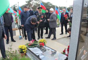 Yasamal rayonunda şəhidlərin əziz xatirələri yad olunub FOTOLAR