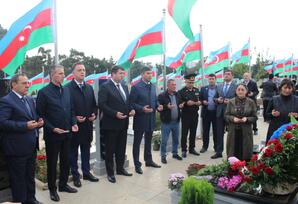 Yasamal rayonunda şəhidlərin əziz xatirələri yad olunub FOTOLAR