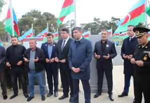 Yasamal rayonunda şəhidlərin əziz xatirələri yad olunub FOTOLAR
