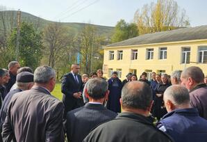 Gədəbəydə partiya fəalları ilə görüşlər keçirilir FOTOLAR
