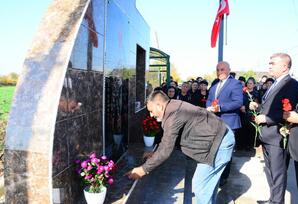 Vətən müharibəsi şəhidi Bahələddin İsmayılovun ildönümündə xatirəsi anılıb FOTOLAR