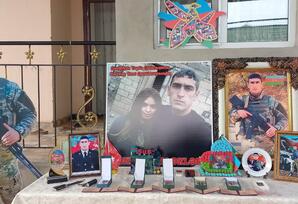 Şəhid Rusif Quliyevin xatirəsi anılıb FOTOLAR