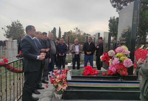 Şəhid Rusif Quliyevin xatirəsi anılıb FOTOLAR