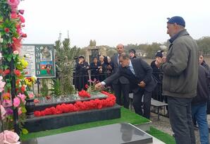 Şəhid Rusif Quliyevin xatirəsi anılıb FOTOLAR
