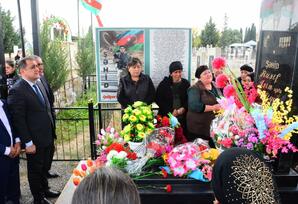 Şəhid Rusif Quliyevin xatirəsi anılıb FOTOLAR