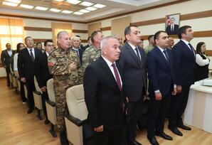 “Tarixi Zəfərimiz Heydər Əliyev siyasətinin təntənəsidir” FOTOLAR