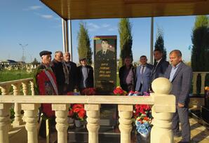 Vətən müharibəsi şəhidinin anım günündə xatirəsi yad edildi FOTOLAR
