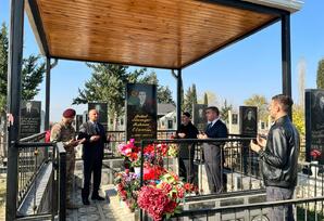 Ağstafada şəhid Elvin İmaməliyevin xatirəsi anılıb FOTOLAR