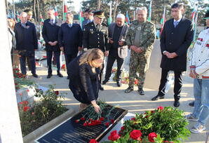 Şəhid Rövşən Nurzadənin əziz xatirəsi yad olunub FOTOLAR