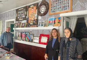 Qubada şəhid Ceyhun İsayevin məzarı ziyarət olunub FOTOLAR