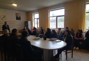 Gədəbəy Peşə Liseyi ərazi partiya təşkilatında tədbir keçirildi FOTOLAR
