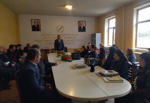 Gədəbəy Peşə Liseyi ərazi partiya təşkilatında tədbir keçirildi FOTOLAR