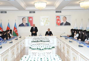 Sumqayıtda “Heydər Əliyev Məktəbi”nin məşğələsi keçirilib