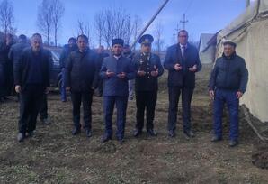 Gədəbəydə şəhid  Rzayev Hüseyn Aslan oğlunun məzarı ziyarət edilib FOTOLAR