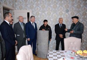 Masallının Köçəkli kəndində şəhid ailəsi üçün tikilən ev istifadəyə verildi