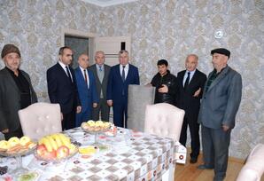 Masallının Köçəkli kəndində şəhid ailəsi üçün tikilən ev istifadəyə verildi