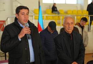 Oğuzda Ümummilli Liderin anım gününə həsr olunmuş “Voleybol” turniri keçirilib FOTOLAR