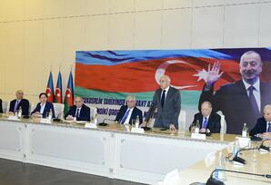 YAP İdarə Heyətinin genişləndirilmiş iclasında cənab İlham Əliyevin prezidentliyə namizədliyi irəli sürülüb  - FOTOLAR