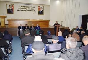 Masallıda şəhid ailələri ilə növbəti görüş