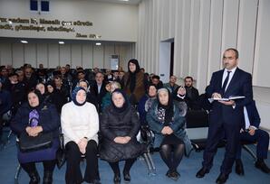 Masallıda şəhid ailələri ilə növbəti görüş