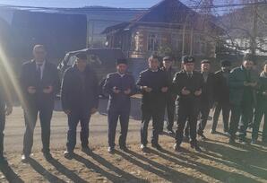 Novoivanovka  kəndində şəhid Məmməd Əliyevin məzarı ziyarət edilib FOTOLAR