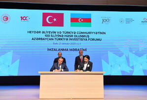 Bakıda Azərbaycan-Türkiyə İnvestisiya Forumu keçirildi - FOTO
