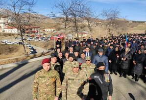 Gədəbəydə 20 Yanvar şəhidləri anılıb FOTOLAR