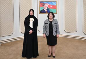 Sahibə Qafarova Qətər Dövlətinin Şura Məclisinin sədr müavini ilə görüşüb