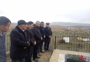 Şəhid Heybətalı Məmmədovun məzarı ziyarət olunub FOTOLAR