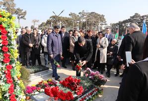 Şəhid Şəhriyar Əlibəylinin məzarı ziyarət olunub