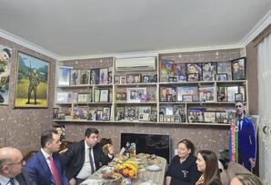 Şəhid Elşən Müslümovun ailəsi ziyarət olunub - ŞƏRH