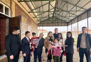 Xocavənddə şəhid anaları və xanımları evlərində ziyarət olunub