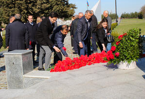Quba Soyqırımı Memorial Kompleksi ziyarət olunub - FOTOLAR