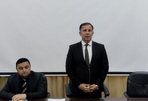 Samuxda ərazi partiya təşkilat sədrləri ilə görüş keçirilib - FOTOLAR