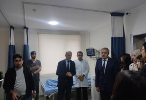 Lənkəran Rayon Mərkəzi Xəstəxanasına media-tur təşkil olunub - YENİLƏNİB - FOTOLAR 