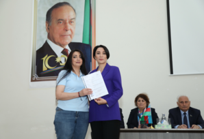 Səbinə Əliyeva Əfv Sərəncamının icrası prosesində iştirak edib - FOTOLAR