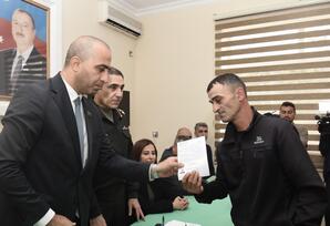 Əfv sərəncamının icrasına başlanılıb - FOTOLAR