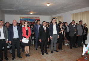 Tovuzda “Müstəqilliyimiz əbədidir, dönməzdir və sarsılmazdır” mövzusunda tədbir keçirilmişdir - FOTO