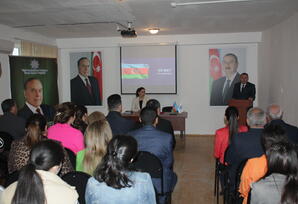 Tovuzda “Müstəqilliyimiz əbədidir, dönməzdir və sarsılmazdır” mövzusunda tədbir keçirilmişdir - FOTO