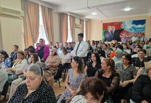Nəsimi rayonunda səyyar qəbul keçirilib Tədbir