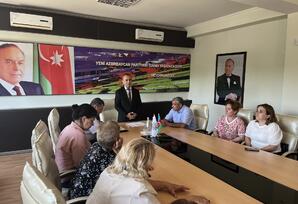 YAP Qax rayon təşkilatında görüş keçirilib TƏDBİR