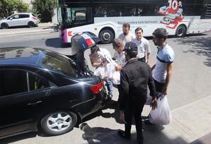Yasamal rayonunda Qurban bayramı münasibəti ilə keçirilən aksiyanın dördüncü günüdür