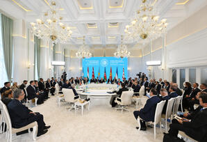 Prezident İlham Əliyev TDT-nin Dövlət başçılarının qeyri-rəsmi Zirvə görüşündə iştirak edir - FOTOLAR