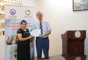 Regionlarda qadınlar üçün növbəti məşğulluq və karyera təlimi İmişlidə keçirildi FOTOLAR