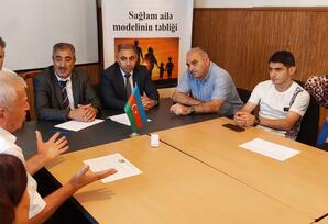 Qubada sağlam ailə modelinin təbliği ilə bağlı dəyirmi masa keçirilib  - FOTOLAR