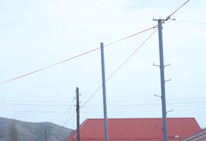 Gədəbəyin daha bir kəndində elektrik şəbəkəsi yenilənib - FOTO