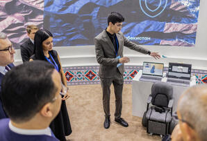 “ASAN xidmət”dəki innovasiyalar Özbəkistanda beynəlxalq sərgidə təqdim olunub - FOTOLAR 