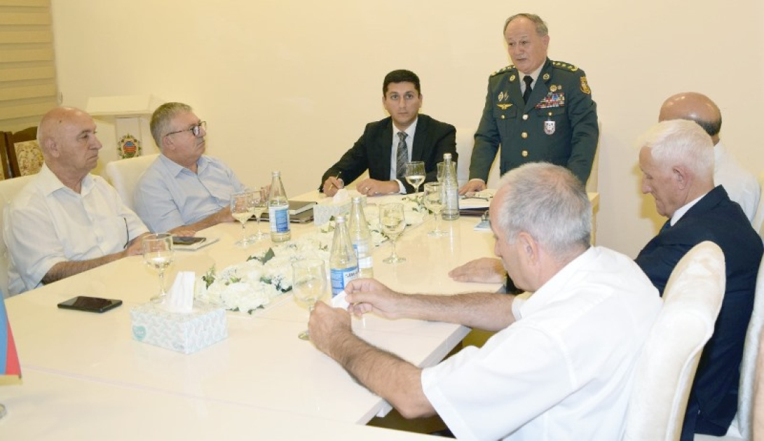 PA nümayəndəsi Respublika Veteranlar Təşkilatının Rəyasət Heyətinin üzvləri ilə görüşüb