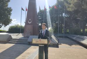 Cahit Bağcı Şəhidlər Xiyabanını və Türkiyə Şəhidliyi abidəsini ziyarət edib - YENİLƏNİB - FOTOLAR 